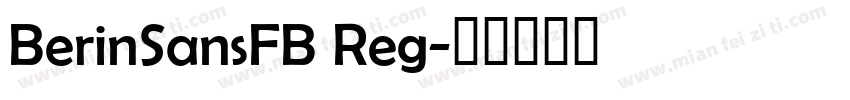 BerinSansFB Reg字体转换